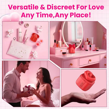 6D Real Oral Sucking Vibrator - Mini Rose Clit Sucker