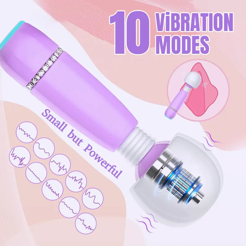 Flexible Travel-Friendly Vibrating Massager