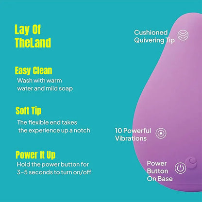 Palm-sized mini vibrator with 10 vibration modes