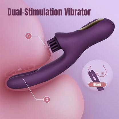 Come-Hither Clitoral Tickling Vibrator