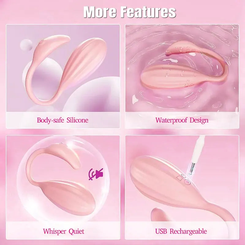 APP Remote Control Bullet Egg Butterfly Massager