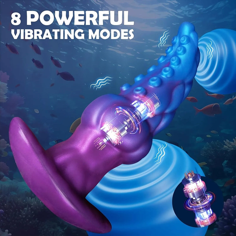 Tentacle Prostate Vibrator with Remote