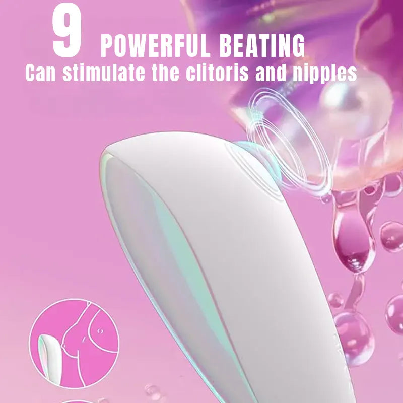 Cute Sucking Vibrator with 9 Vibration and Sucking Modes