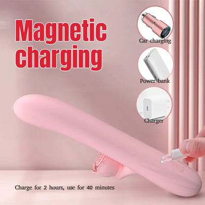Rose Clitoral G-Spot Heated Vibrator