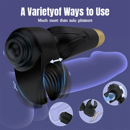 2-in-1 Wand Vibrator for Men and Couples
