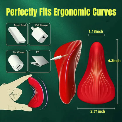 Remote &amp; App-Controlled Wearable Clitoral Vibrator