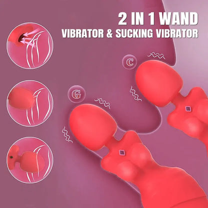 2-in-1 Female Beauty Clitoral Vibrator