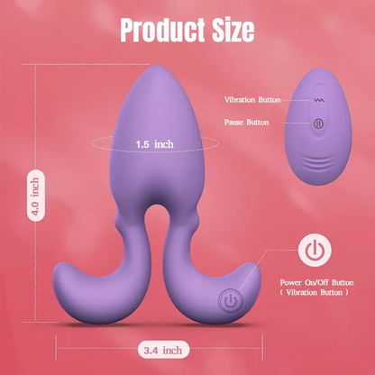 Mystical Vibe: Remote-Controlled Pleasure Anal Plug