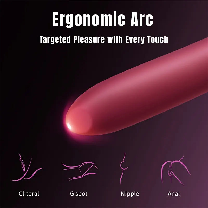 Mini Lipstick Bullet Vibrator, 10 Vibration modes