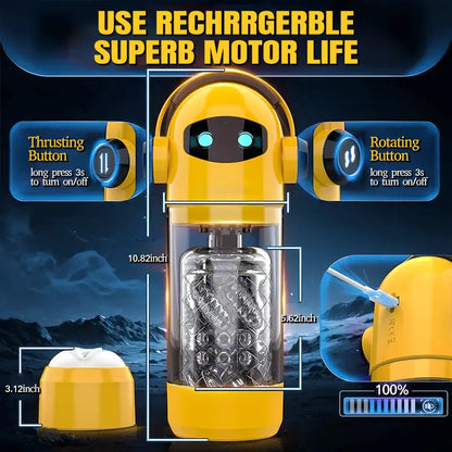 Little Yellow Man 7 Mode Automatic Male Masturbator