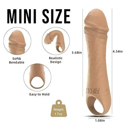 10 Vibration Modes Bullet-Shaped Mini Dildo Vibrator