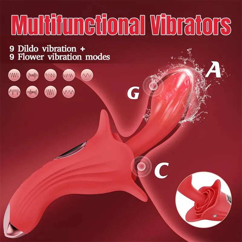 Enchanted Rose Pleasure Companion Vibrator