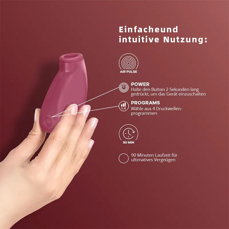 Mini Sucking Vibrator Rose Toy With Four Modes