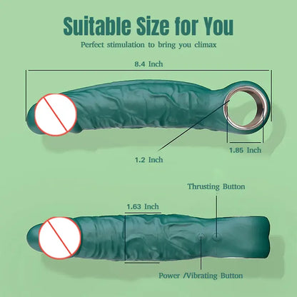 Multi-Function Realistic Thrusting Dildo Vibrator