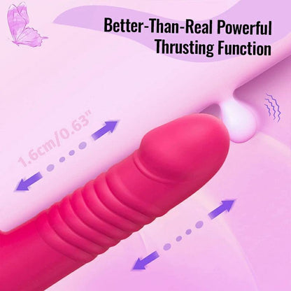 Butterfly Telescopic Vibrating Masturbator - Inyarose