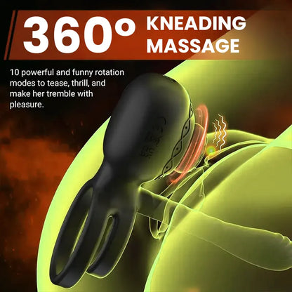 Flexible Cock Ring Vibrator for Couples &amp; Singles