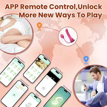 Vibrator Dildo for Women with App Control &amp; 9 Modes Fun