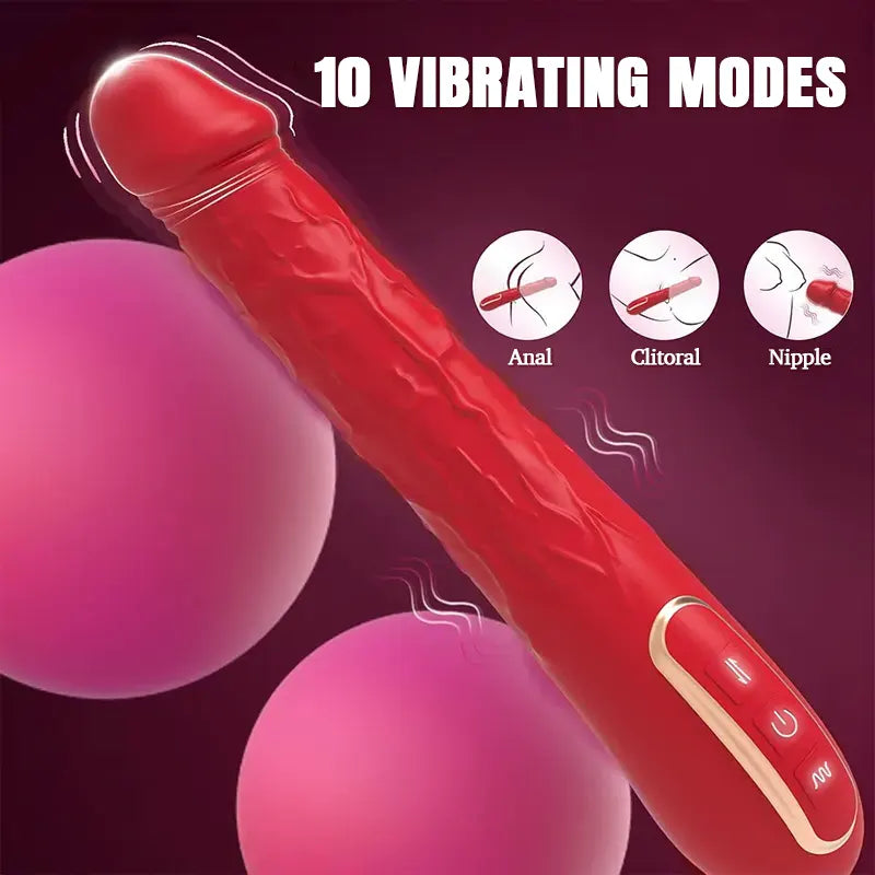 Realistic Silicone Oversized Penis Vibrator