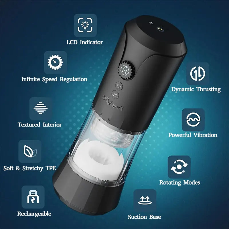 Automatic Male Stroker with Infinite Speed Control