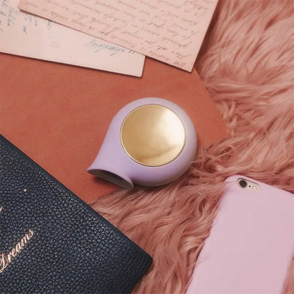 Silent sonic clitoral suction cup, sucking vibrator