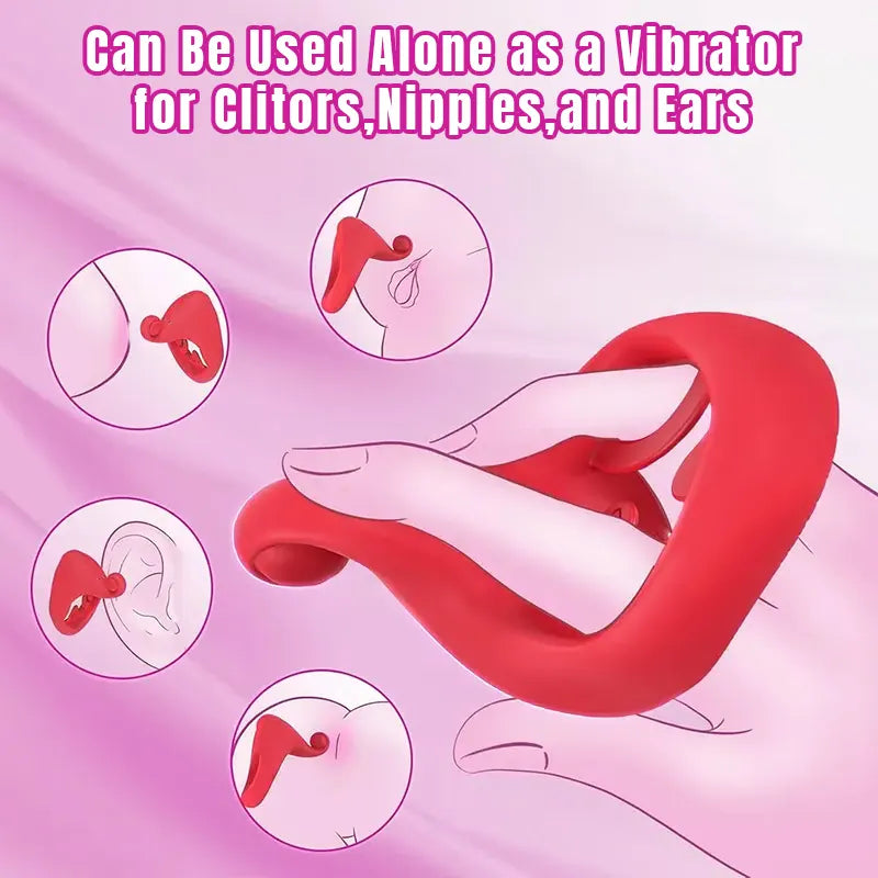 Vibrating Cock Ring Penis Ring with APP Remote Control