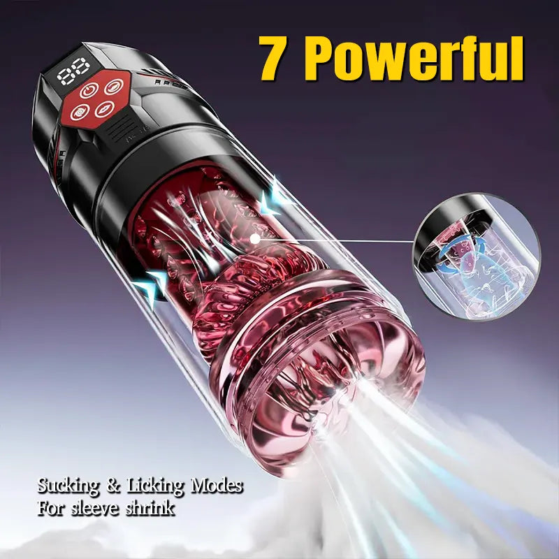 LCD Vacuum Male Stroker