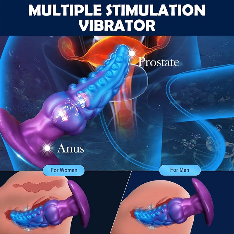 Tentacle Prostate Vibrator with Remote