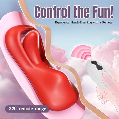 Remote Control Tongue-Shaped Vibrator