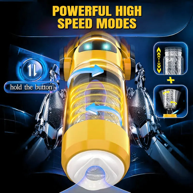 Little Yellow Man 7 Mode Automatic Male Masturbator