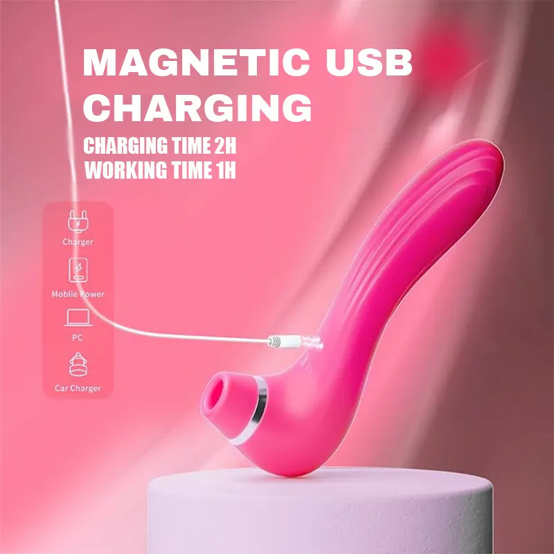 4-in-1 clitoral sucking &amp; licking vibrator with remote