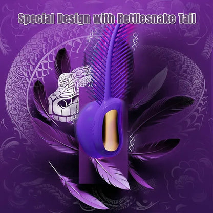 3 in 1 Rattlesnake Clitoral Stimulation Vibrator