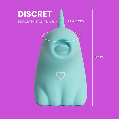 Mini vibrator, cute unicorn sucking vibrator