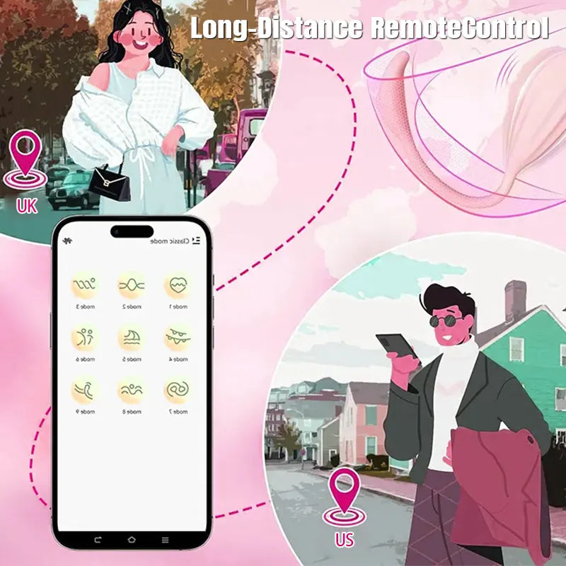 APP Remote Control Bullet Egg Butterfly Massager