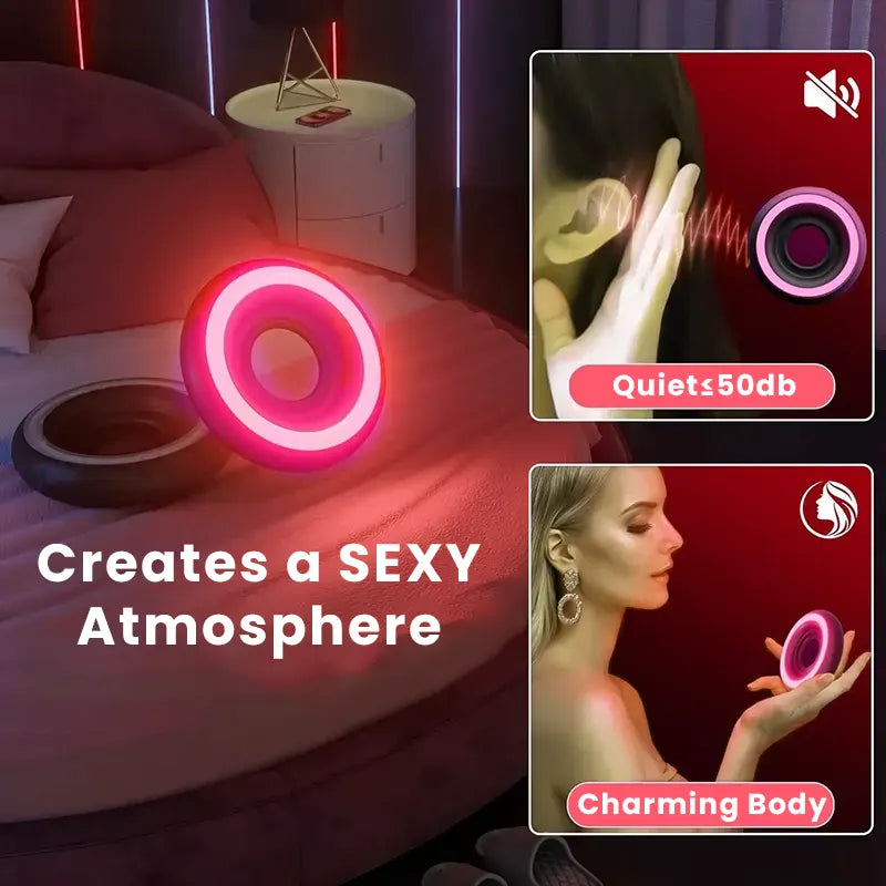 10 Vibration Modes App-controlled Cock Ring for Pleasure