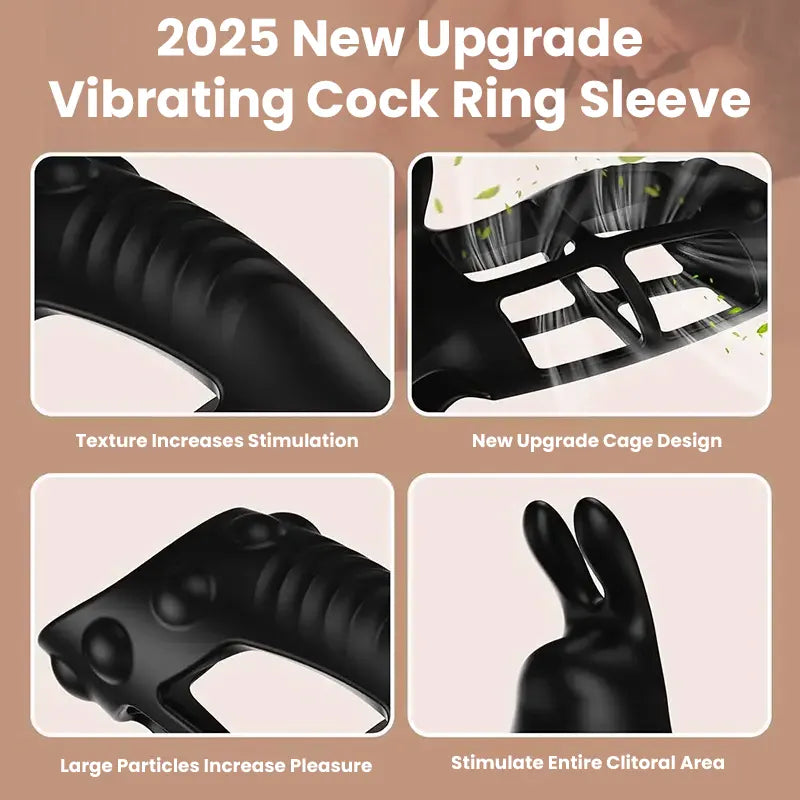 Wearable multifunctional penis ring that stimulates 