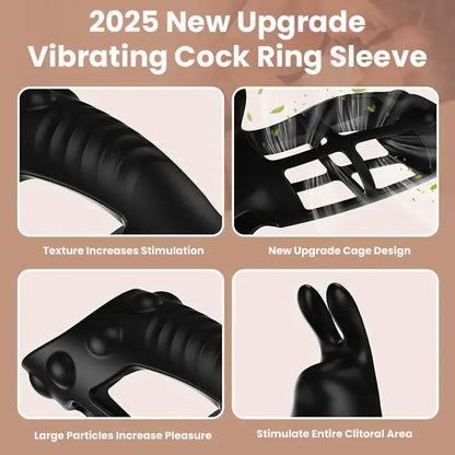 Wearable multifunctional penis ring that stimulates 