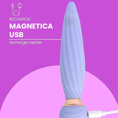 Female spindle-shaped anal vibrator with 7 vibrations