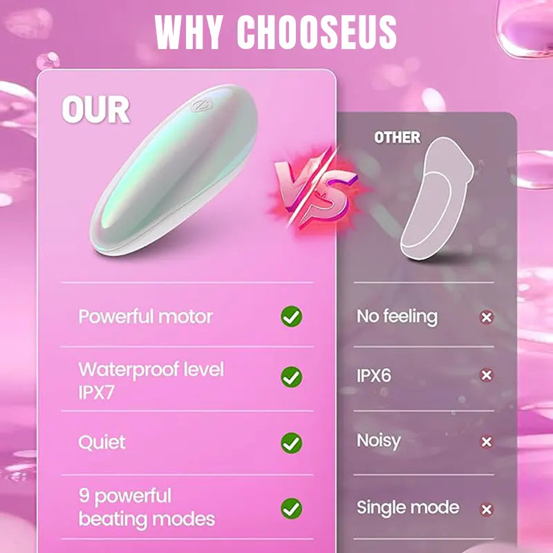 Cute Sucking Vibrator with 9 Vibration and Sucking Modes