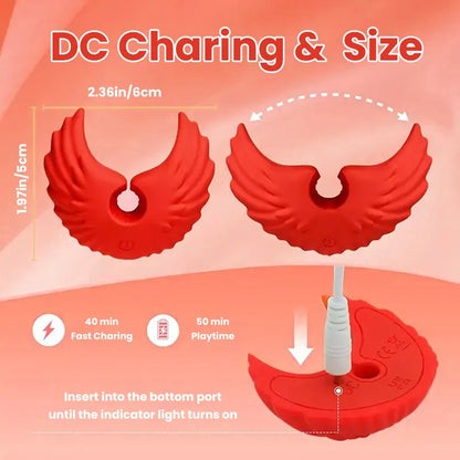 Remote Control Mini Nipple Clamps Vibrator for Couple