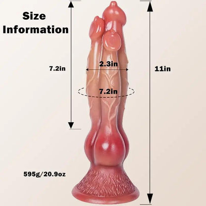 3*_Wolf_Monster_Silicone_Dildo