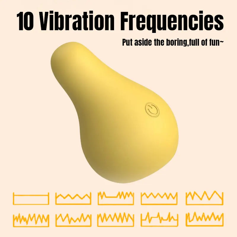 Pear-Shaped Clitoral Vibrator