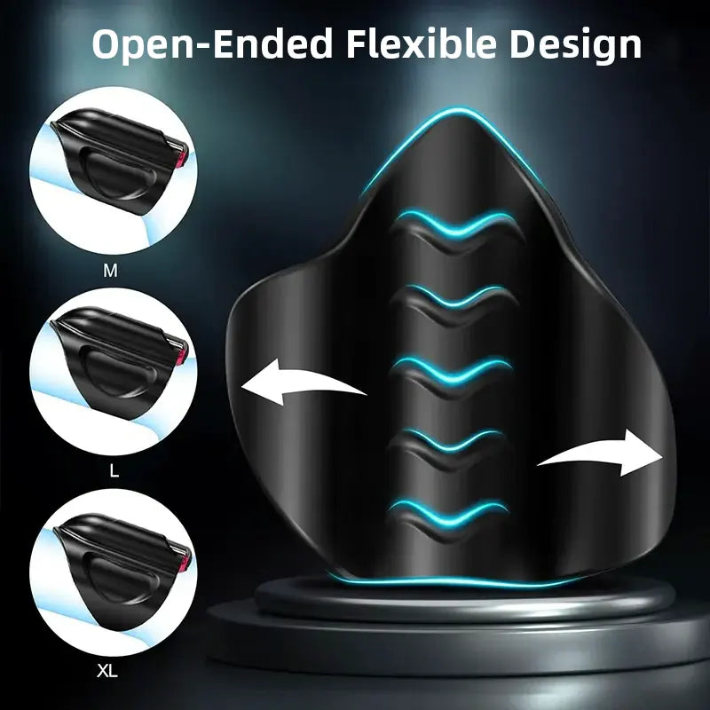 Masturbator with detachable bullet vibrator, 9 vibrations