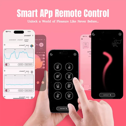 Discreet Lipstick-Style Mini Vibrator with App Remote Control