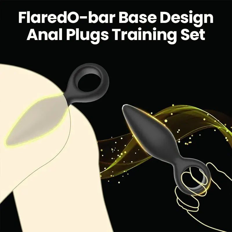 3PS butt plug set for anal and vaginal stimulation