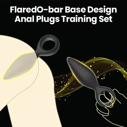 3PS butt plug set for anal and vaginal stimulation
