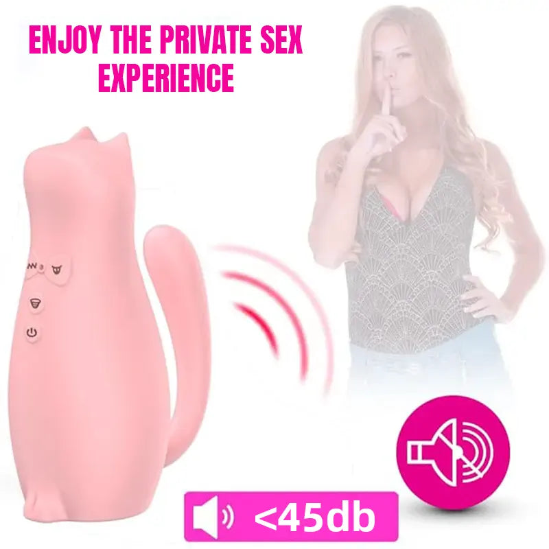 3-in-1 cat vibrator with sucking mouth and vibrating tongue