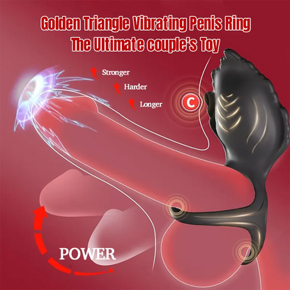 Golden Triad Vibrating Penis Ring