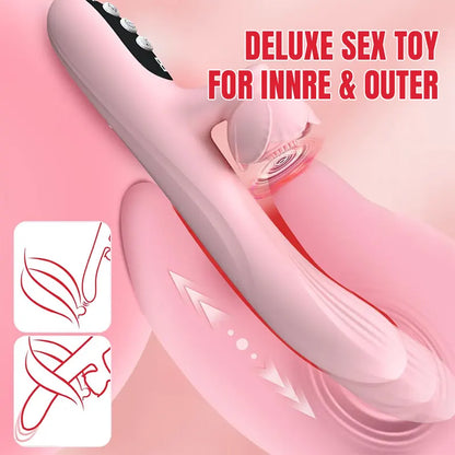 Rose Clitoral G-Spot Heated Vibrator