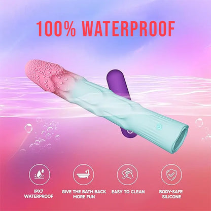 Multi-layer petal dildo vibrator &amp; 20 vibration modes