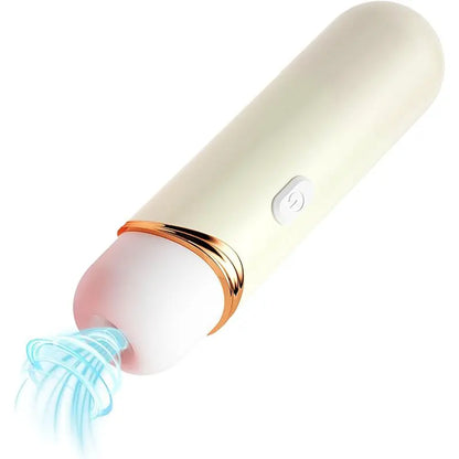 White Mini Bullet Sucking Vibrator